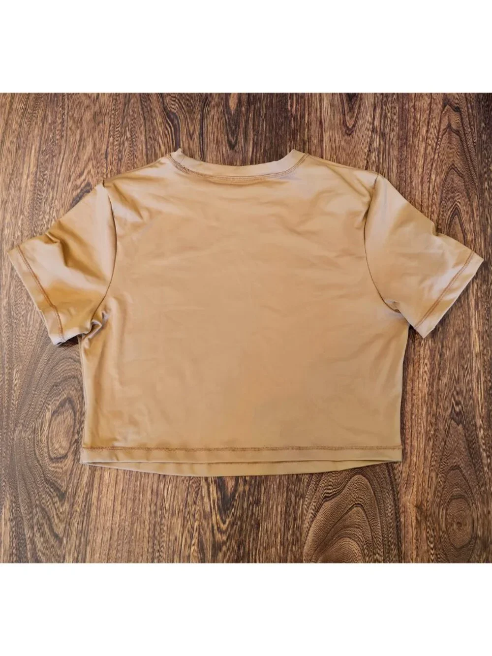 SKIMS Signature Swim T-Shirt - Camel Almond Size Large